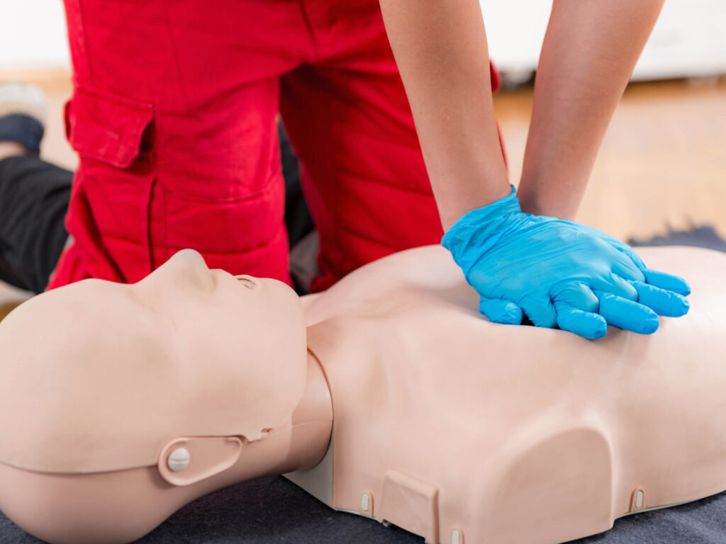 First aid training 75