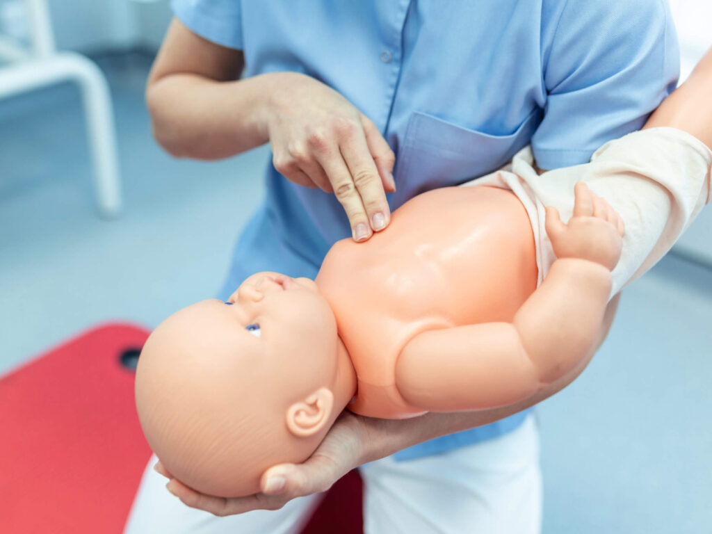 Infant cpr training